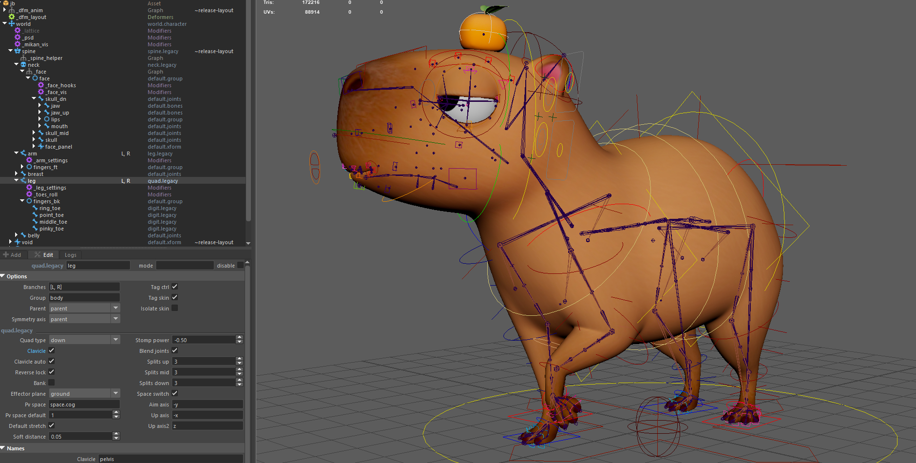 JB the Capybara in Mikan