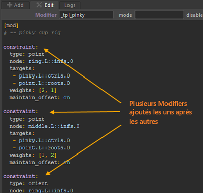 Add a modifier node