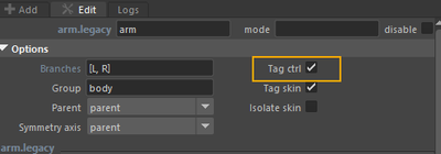 tag ctrls